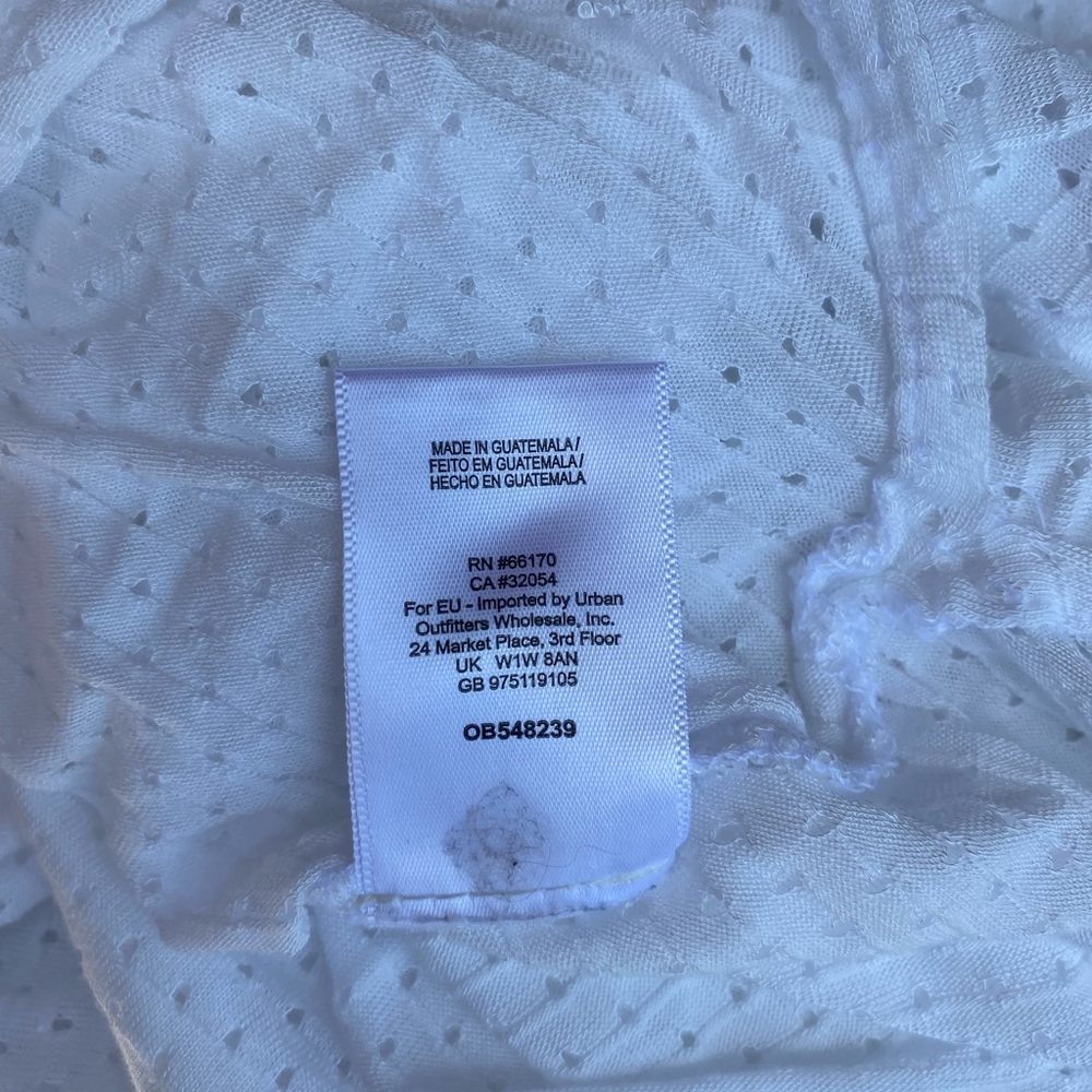 FP movement by free people white mesh t shirt short sleeve size XS - Picture 8 of 8